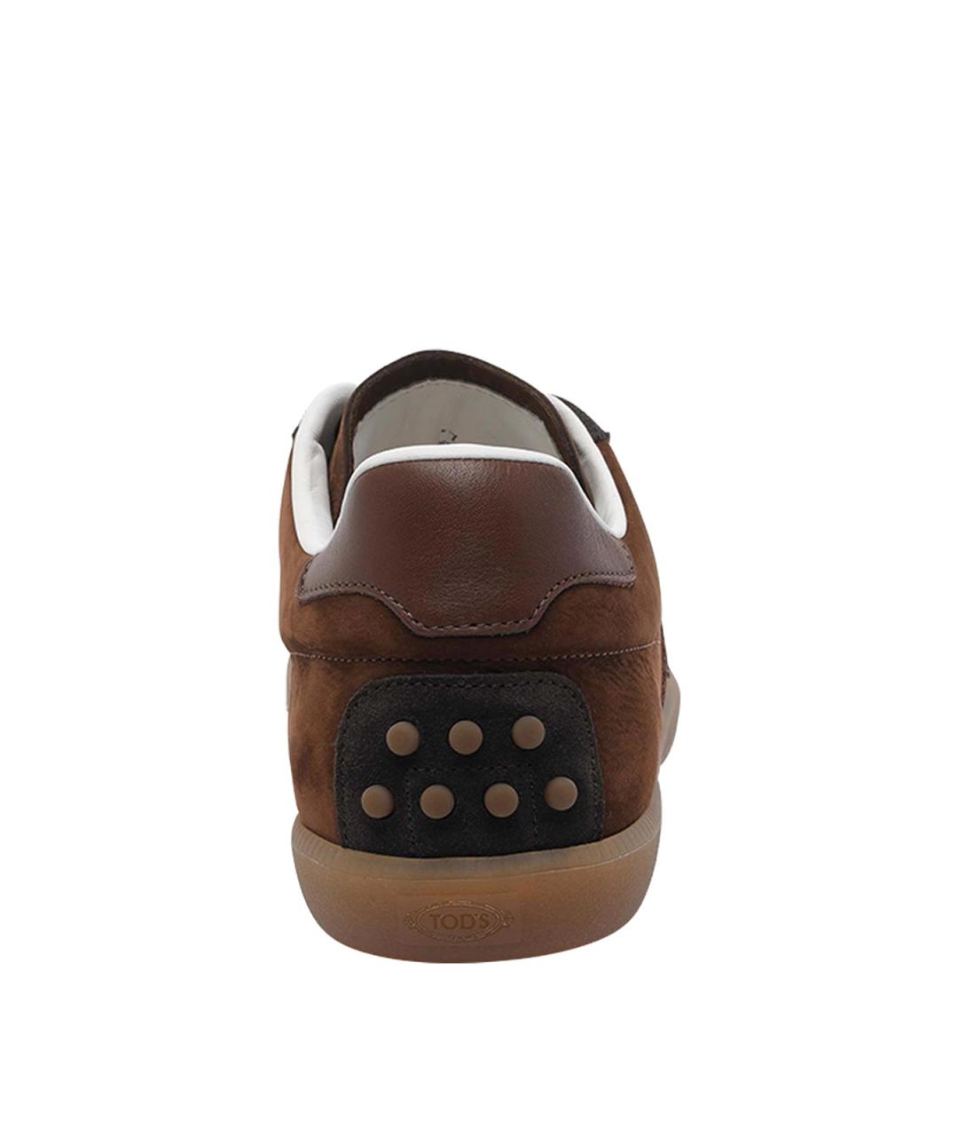 TOD'S Мульти замшевые низкие кроссовки / кеды, фото 4