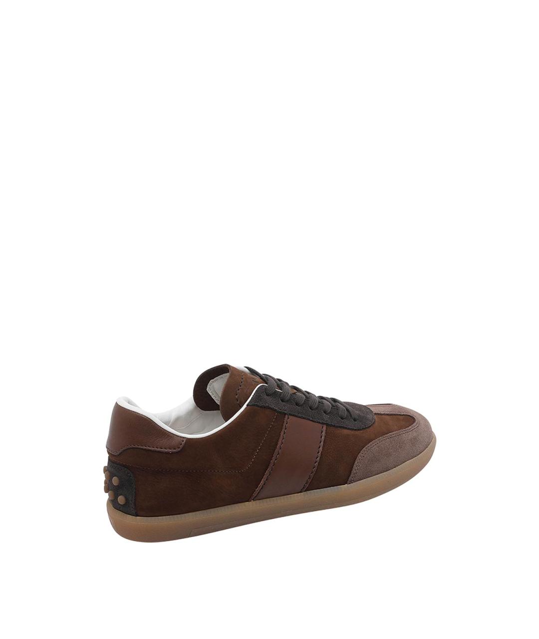 TOD'S Мульти замшевые низкие кроссовки / кеды, фото 3