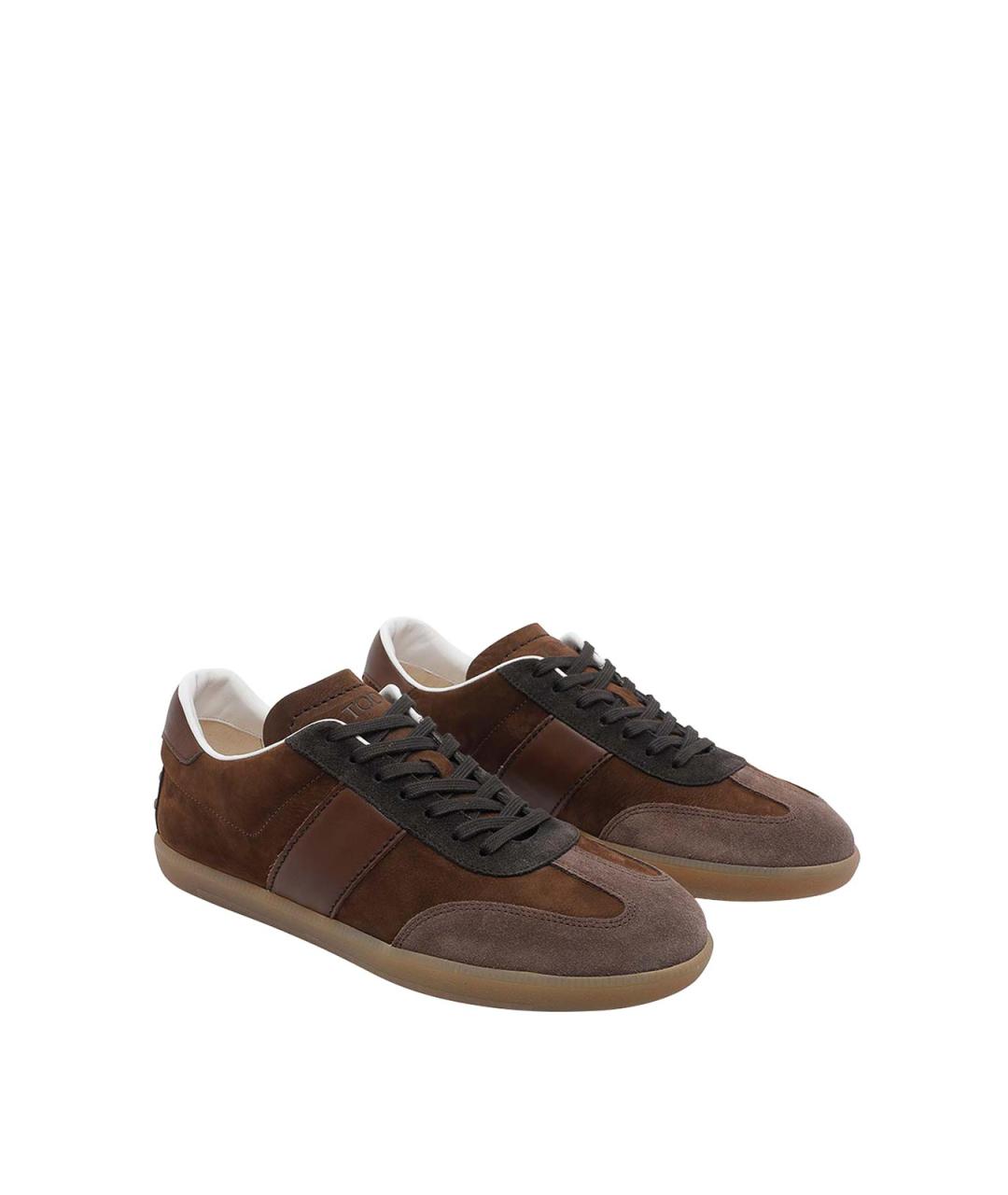 TOD'S Мульти замшевые низкие кроссовки / кеды, фото 2