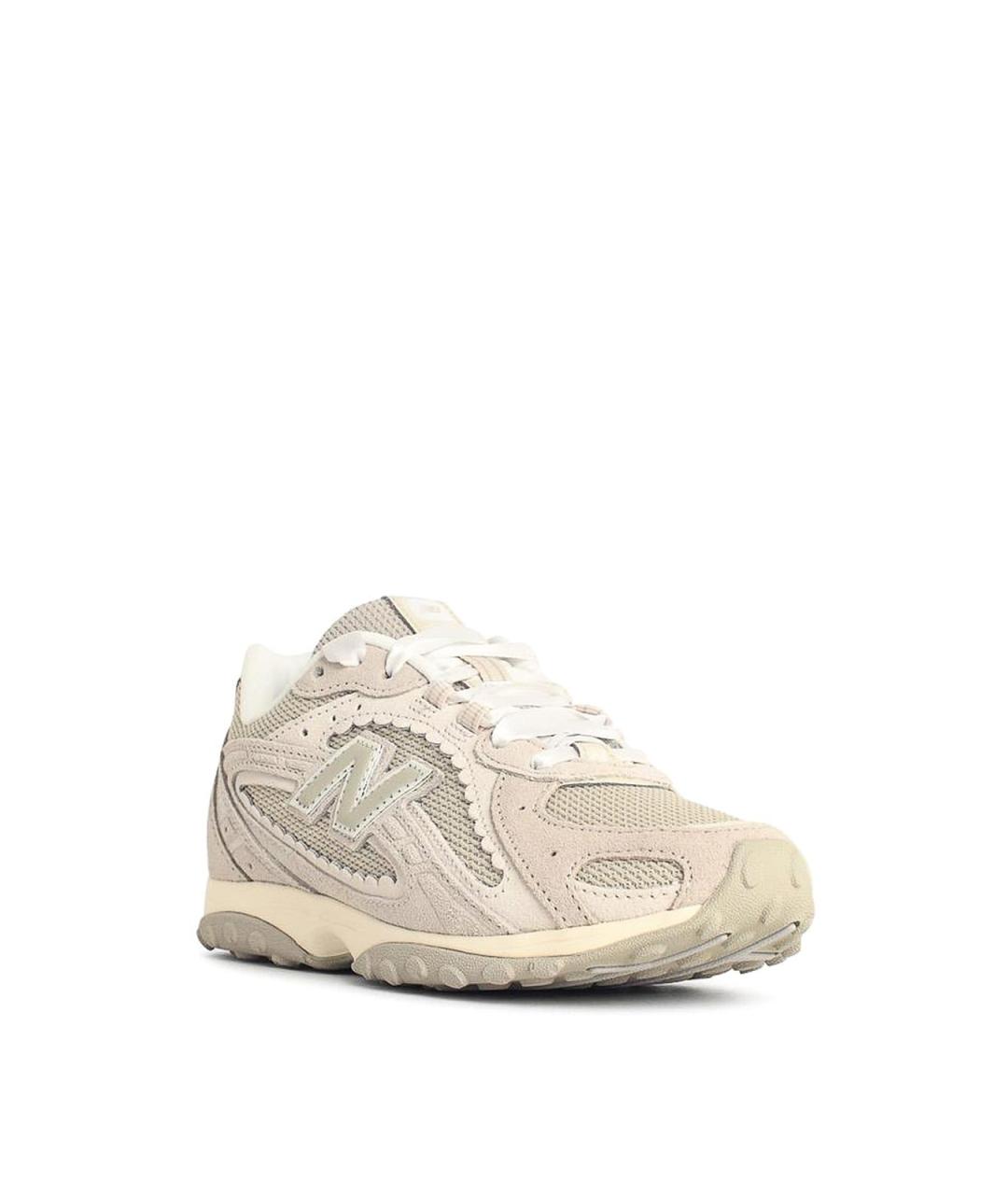 NEW BALANCE Бежевые замшевые кроссовки, фото 2