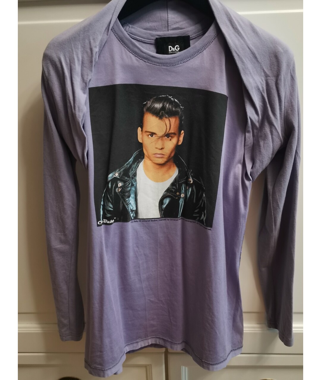 DOLCE&GABBANA Фиолетовая хлопковая рубашка, фото 4