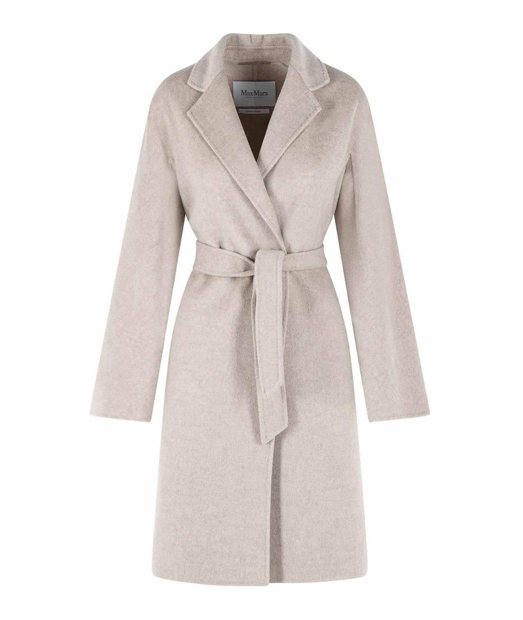 MAX MARA Бежевое кашемировое пальто, фото 1