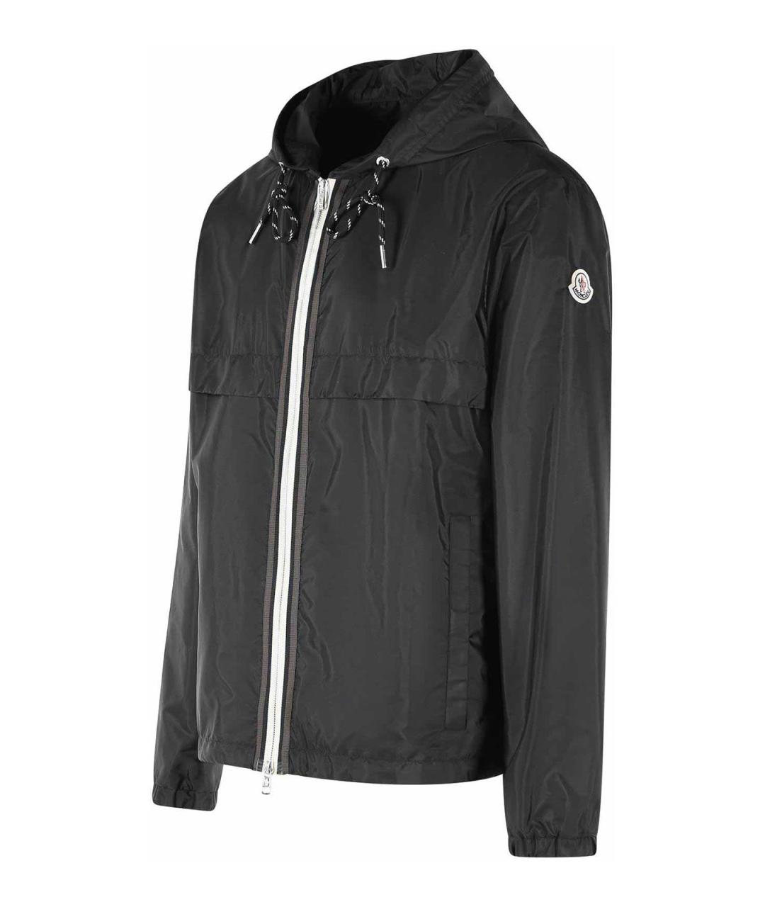 MONCLER Черная полиамидовая куртка, фото 3
