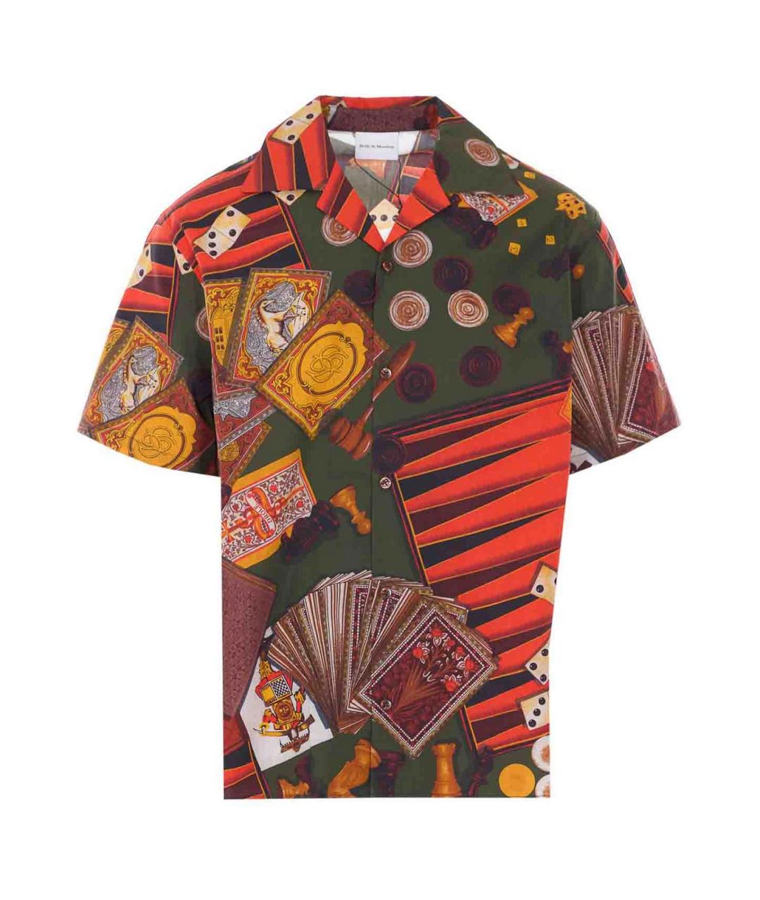 Drole de Monsieur Мульти хлопковая кэжуал рубашка, фото 1