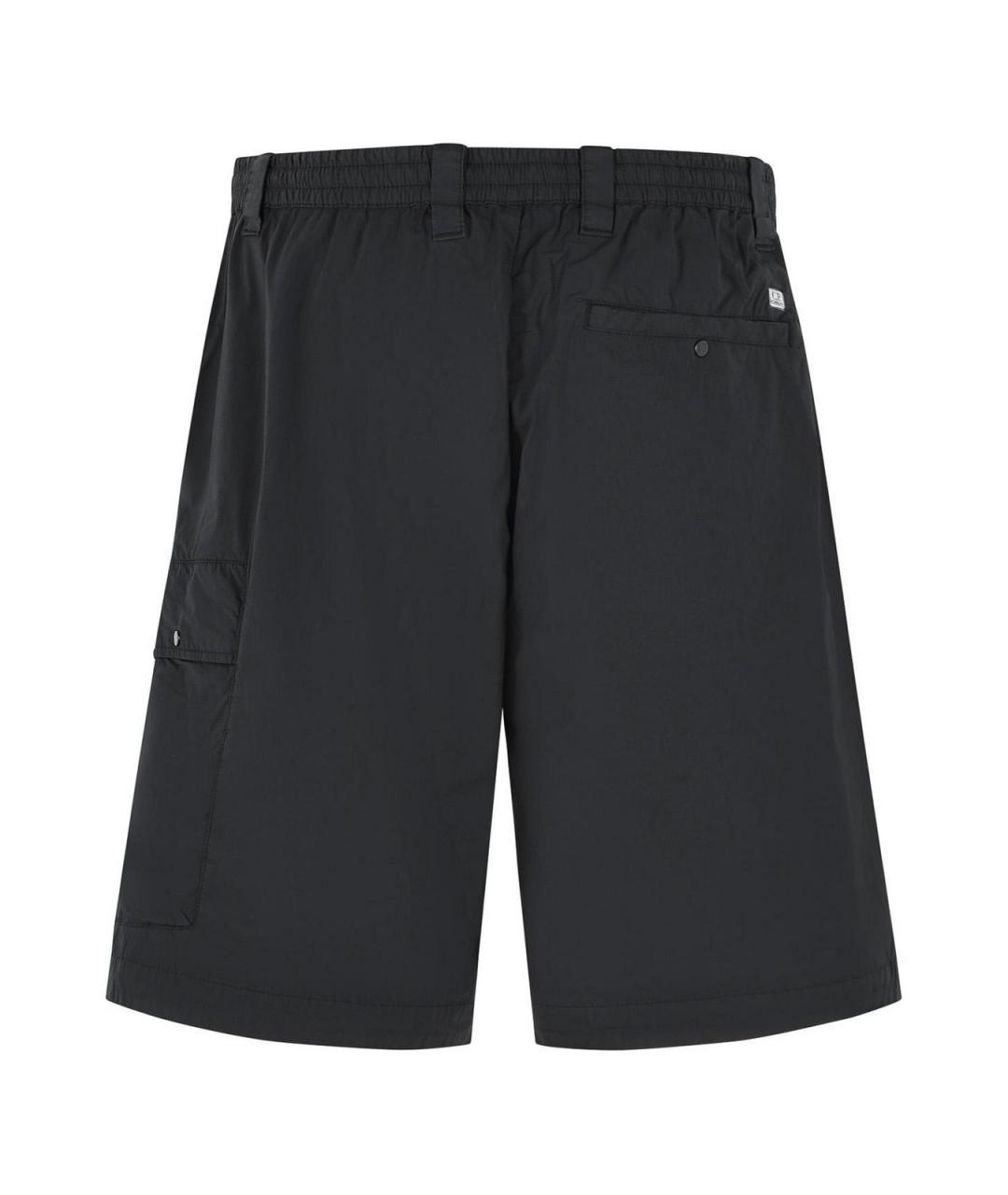 CP COMPANY Черные хлопковые шорты, фото 2