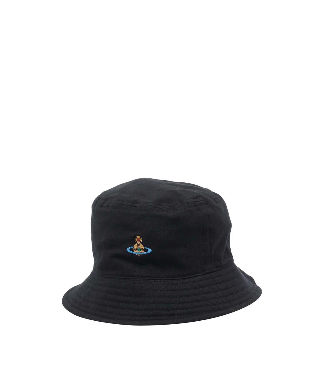 VIVIENNE WESTWOOD Черная хлопковая кепка, фото 2