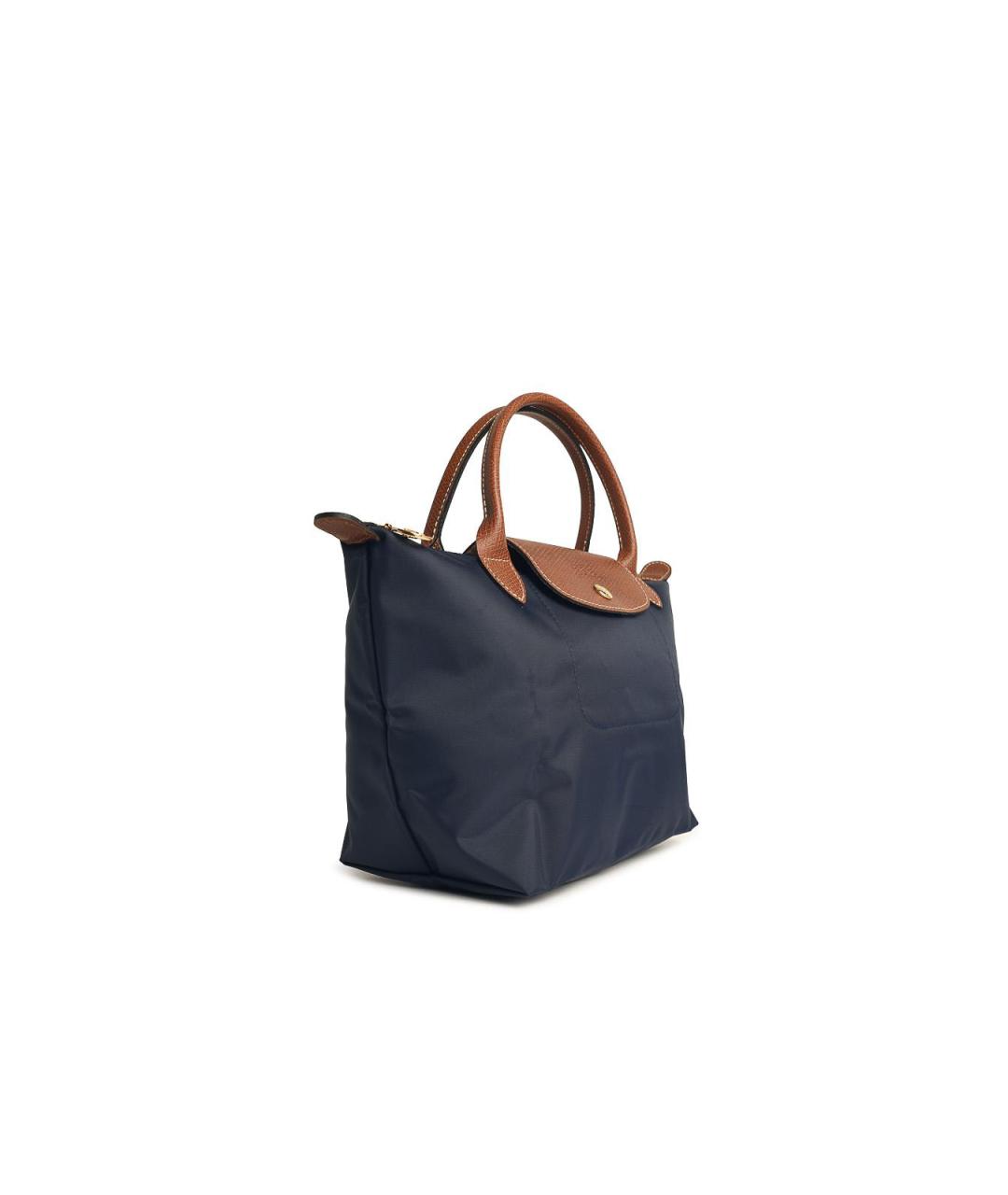 LONGCHAMP Синяя тканевая сумка тоут, фото 2