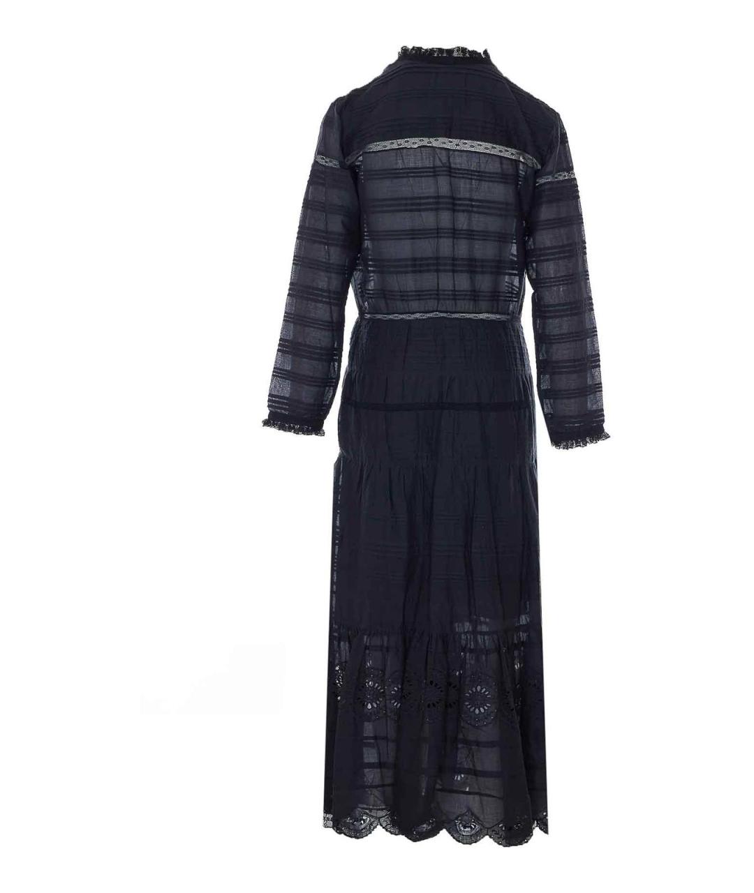 ISABEL MARANT Черное хлопковое повседневное платье, фото 2