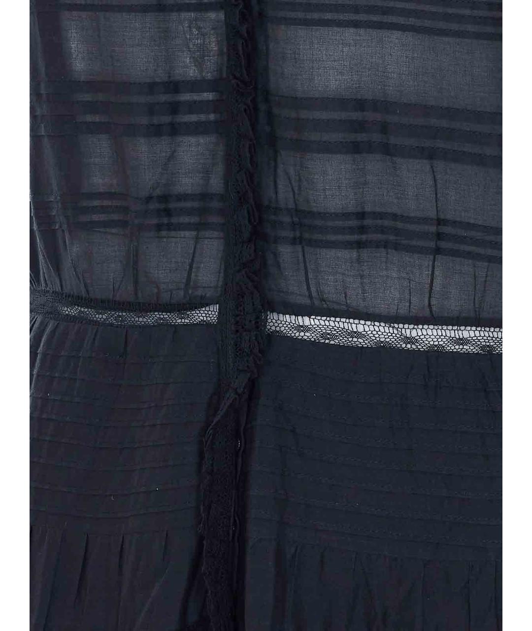 ISABEL MARANT Черное хлопковое повседневное платье, фото 3