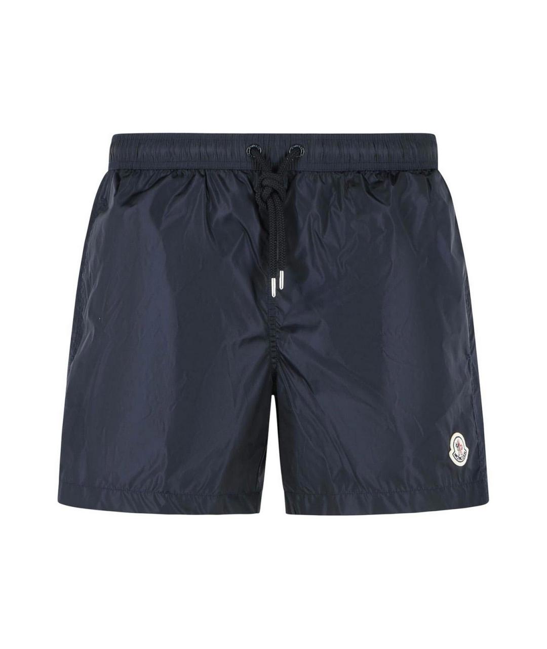 MONCLER Синие полиамидовые плавки, фото 1