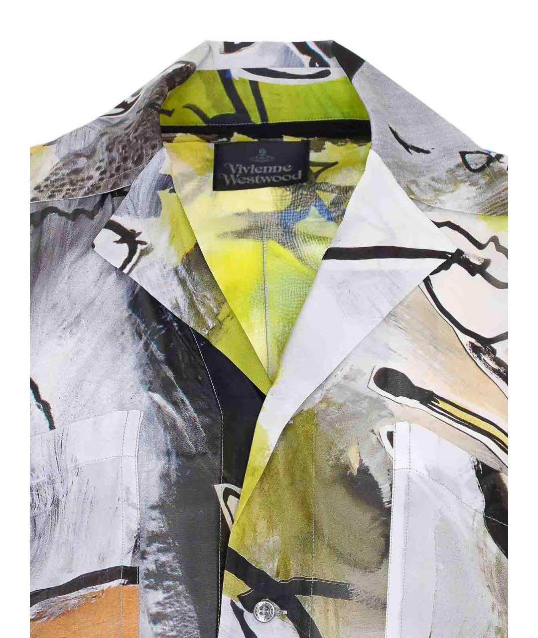 VIVIENNE WESTWOOD Мульти хлопковая классическая рубашка, фото 4