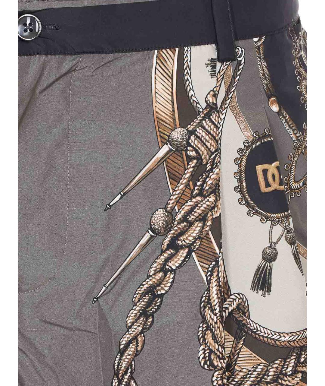 DOLCE&GABBANA Мульти полиэстеровые плавки, фото 4