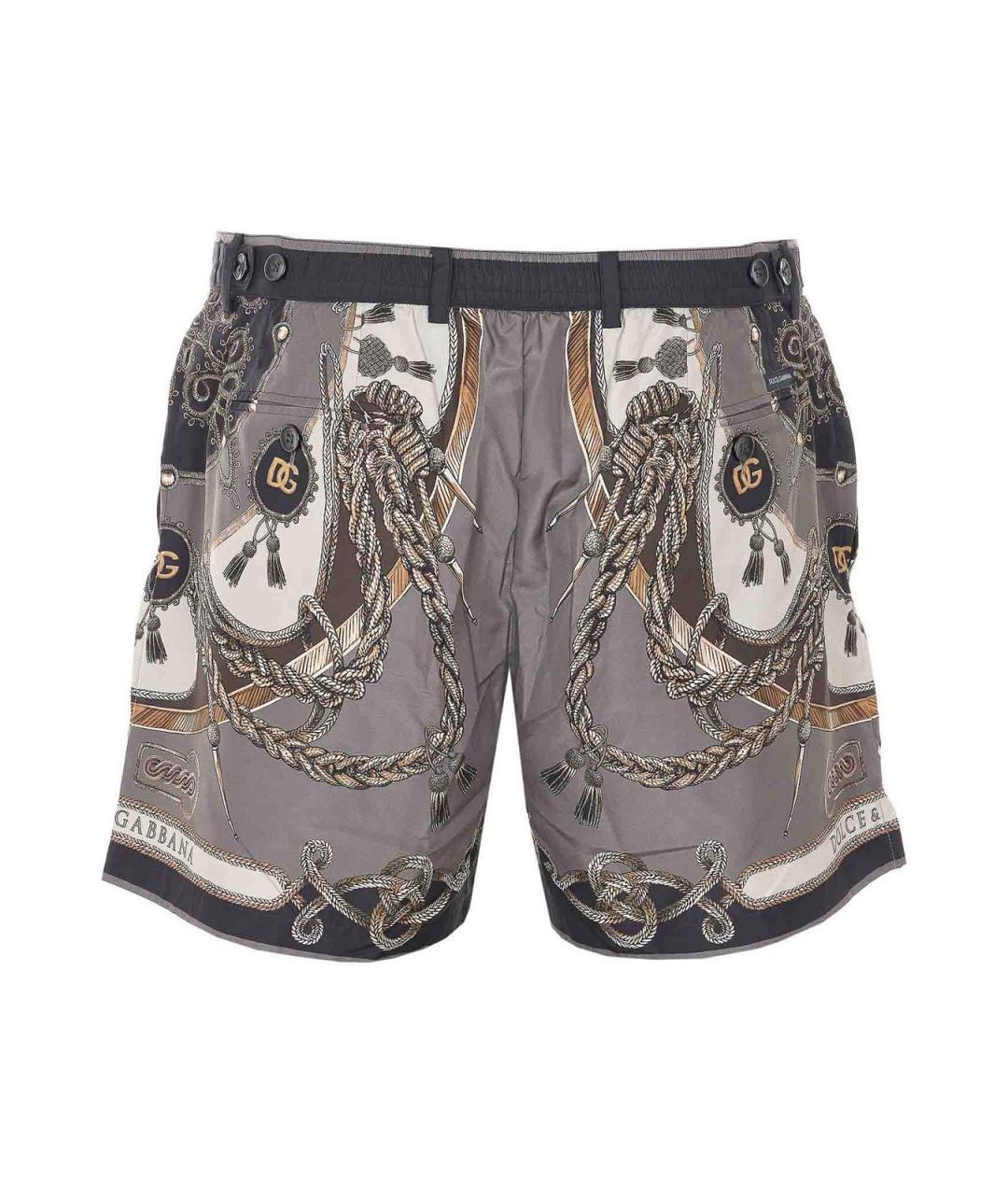 DOLCE&GABBANA Мульти полиэстеровые плавки, фото 2