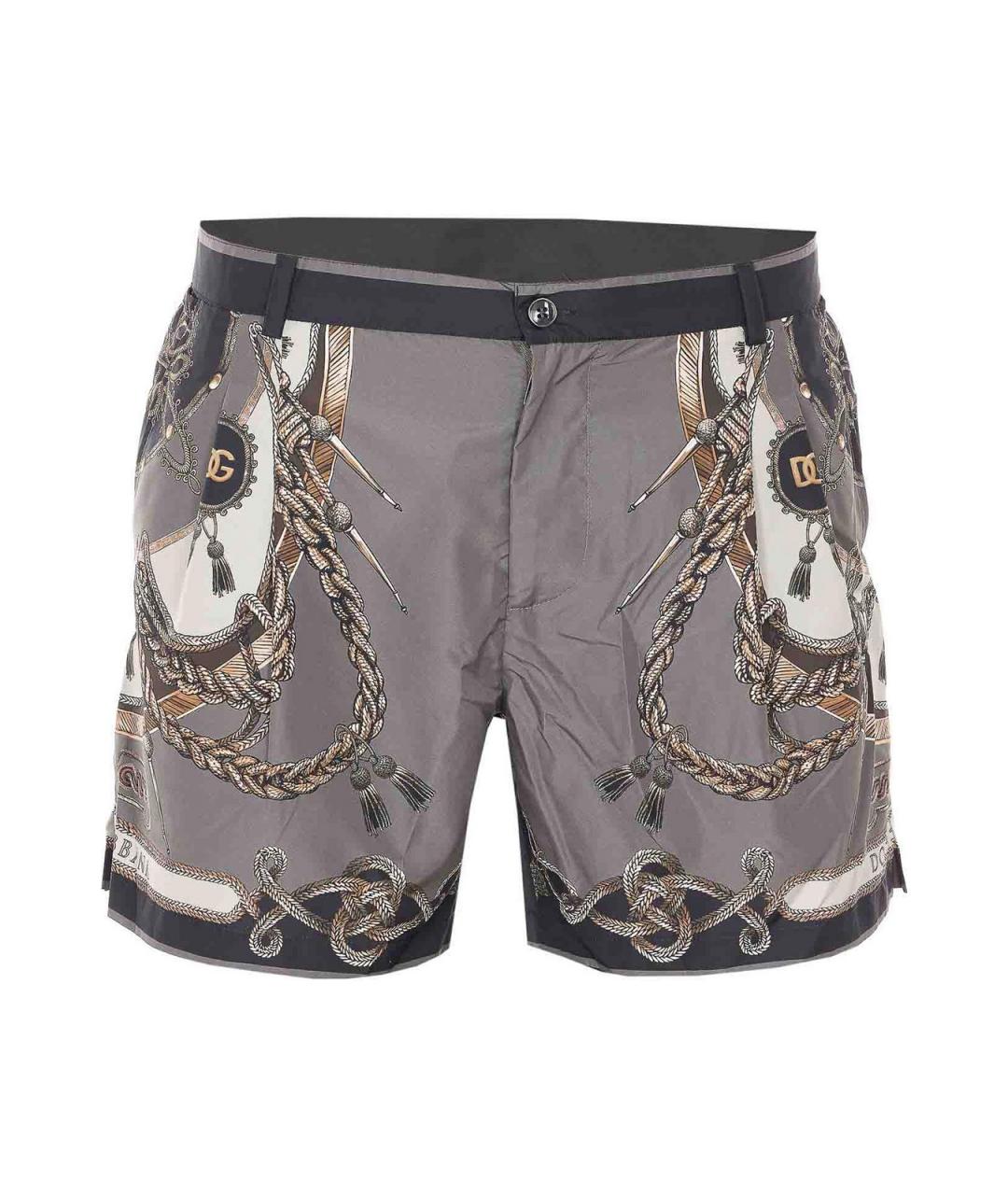 DOLCE&GABBANA Мульти полиэстеровые плавки, фото 1