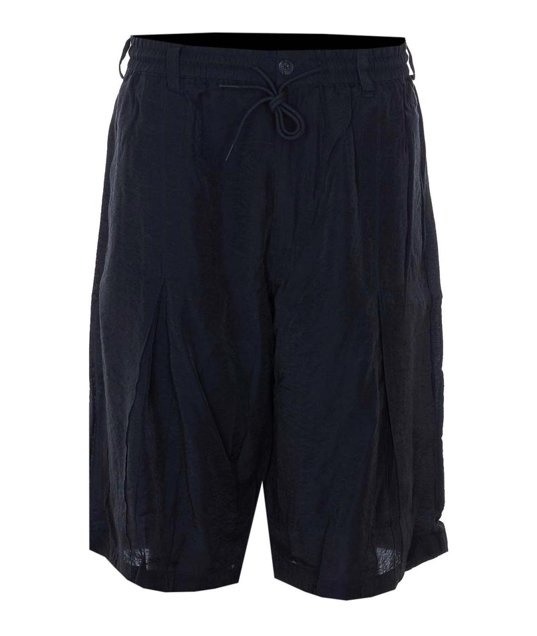 Y-3 Черные вискозные шорты, фото 1