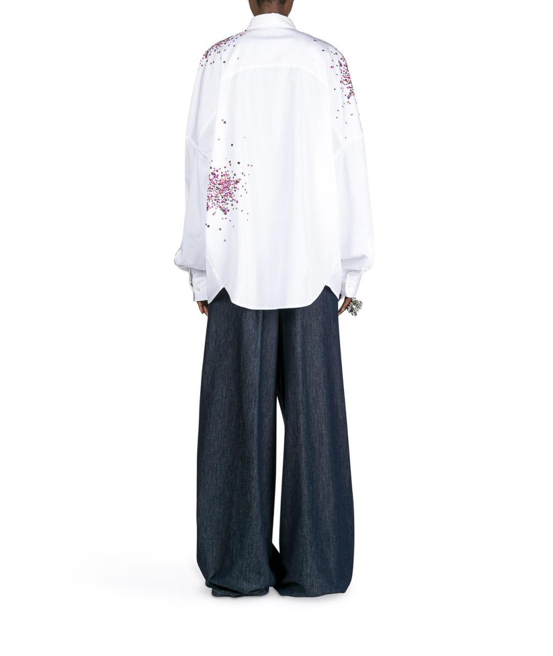 DRIES VAN NOTEN Белая хлопковая рубашка, фото 3