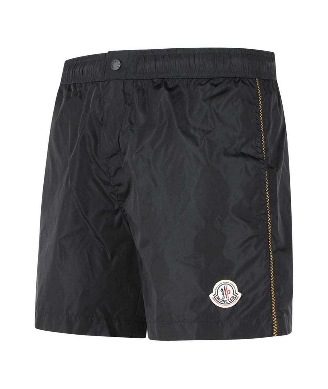 MONCLER Черные полиамидовые плавки, фото 3