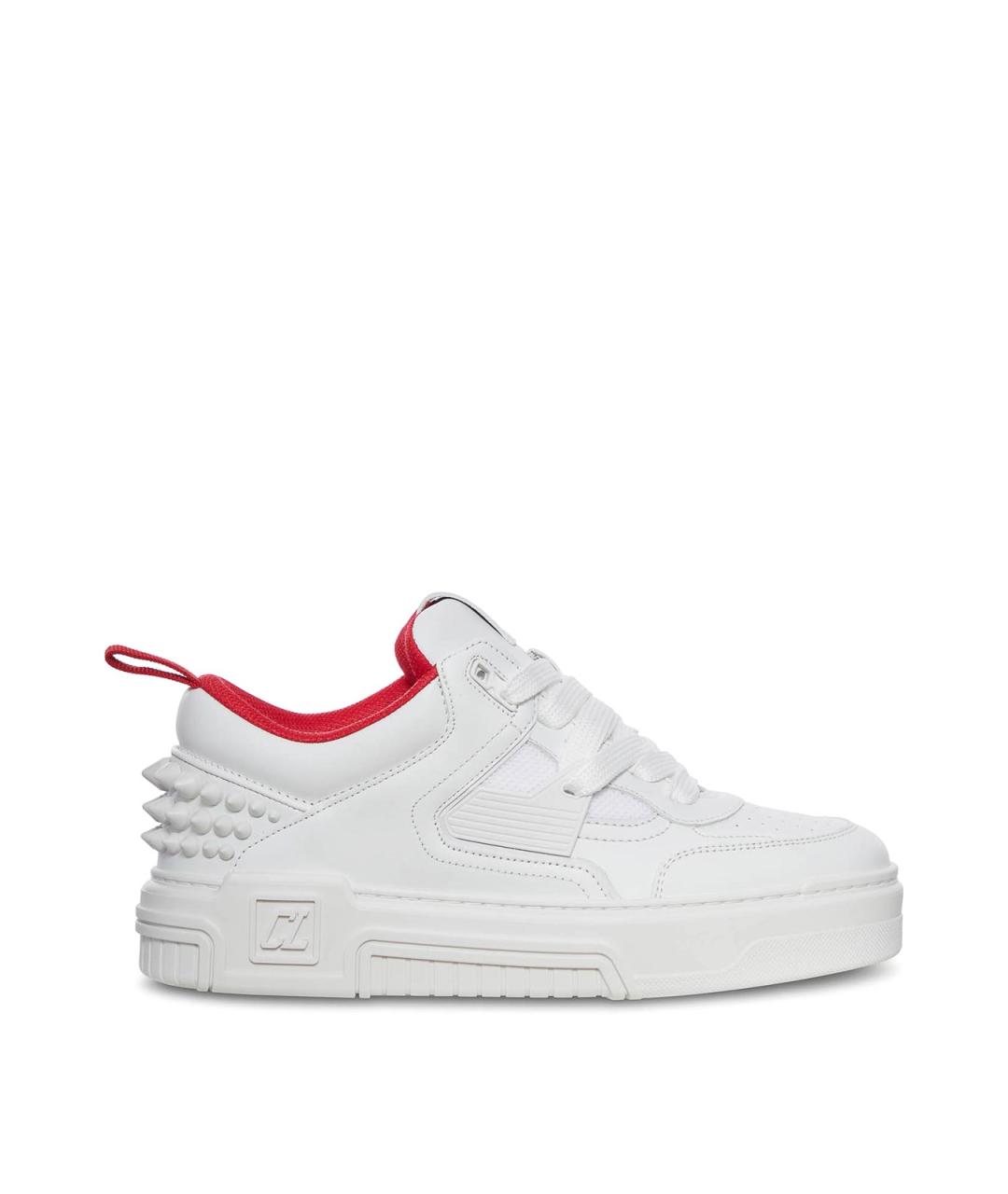 CHRISTIAN LOUBOUTIN Белые кожаные низкие кроссовки / кеды, фото 1