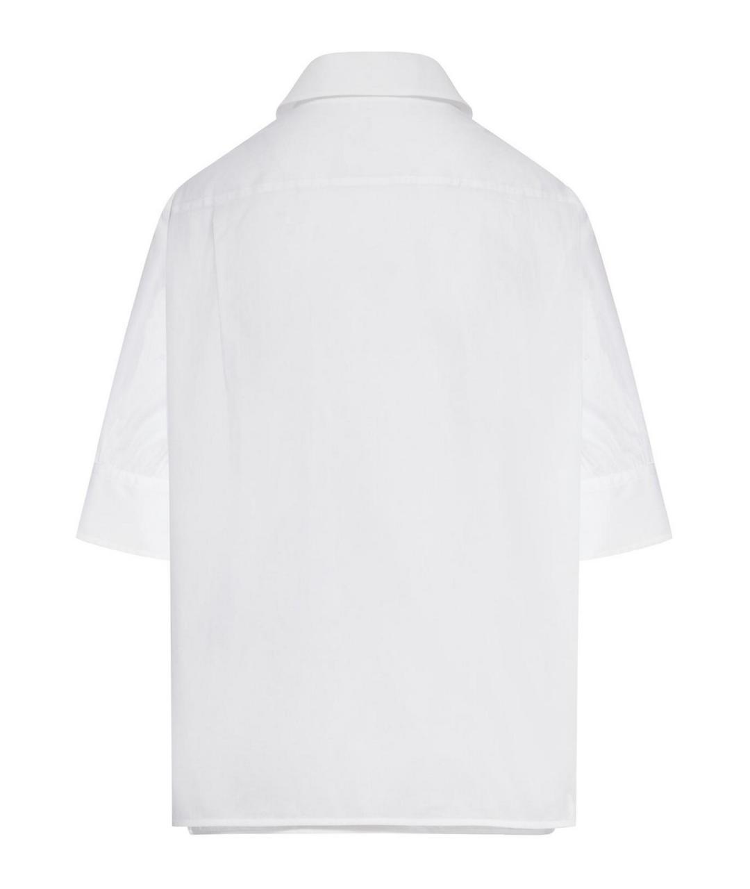 JIL SANDER Белая хлопковая рубашка, фото 2