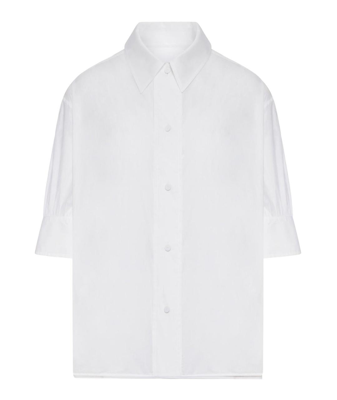 JIL SANDER Белая хлопковая рубашка, фото 1