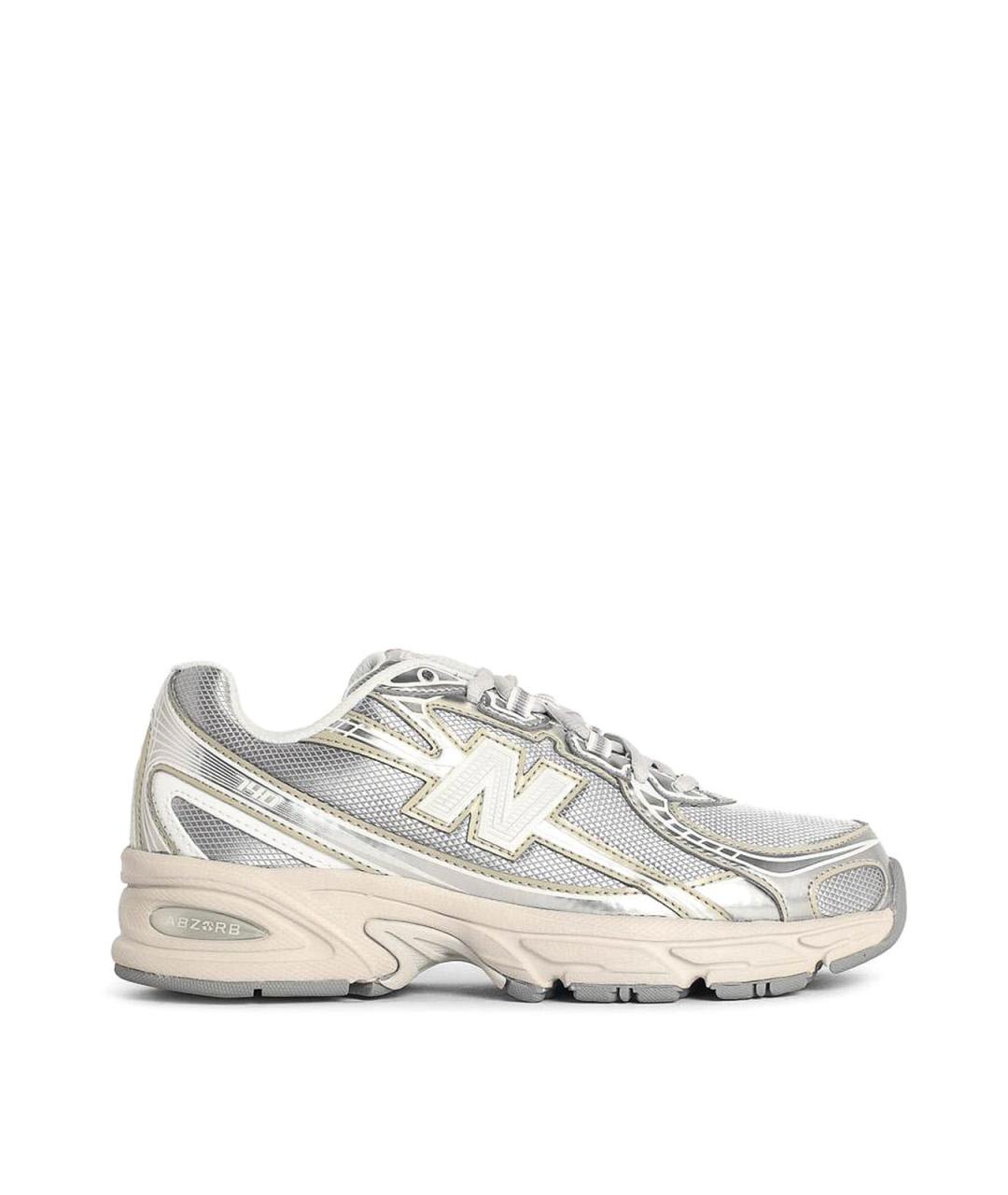 NEW BALANCE Серебряные кроссовки, фото 1