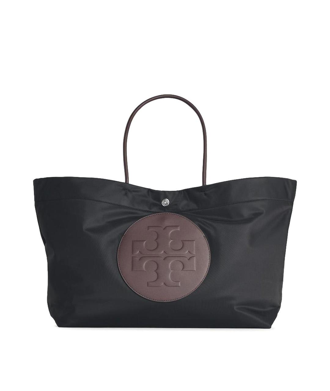 TORY BURCH Черная синтетическая сумка тоут, фото 1