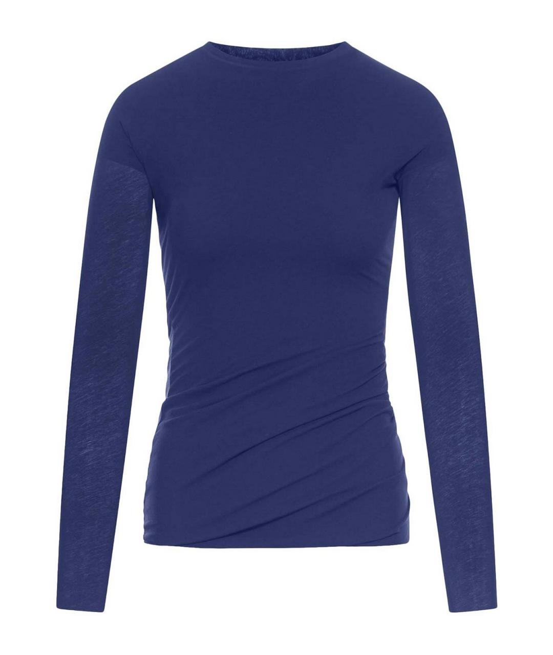 JIL SANDER Синяя хлопковая рубашка, фото 1