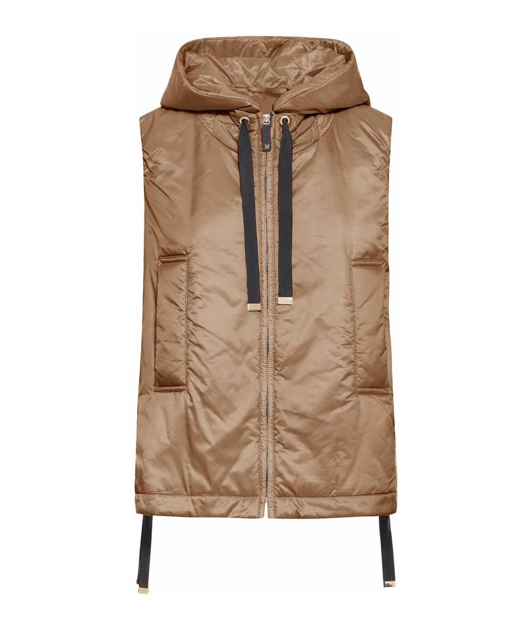 MAX MARA Коричневый жилет, фото 1