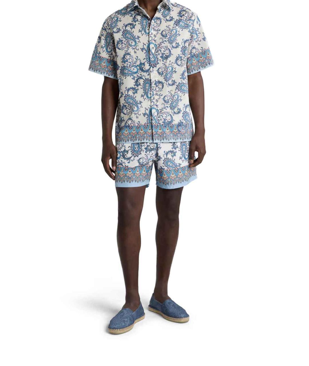 ETRO Мульти хлопковая кэжуал рубашка, фото 2