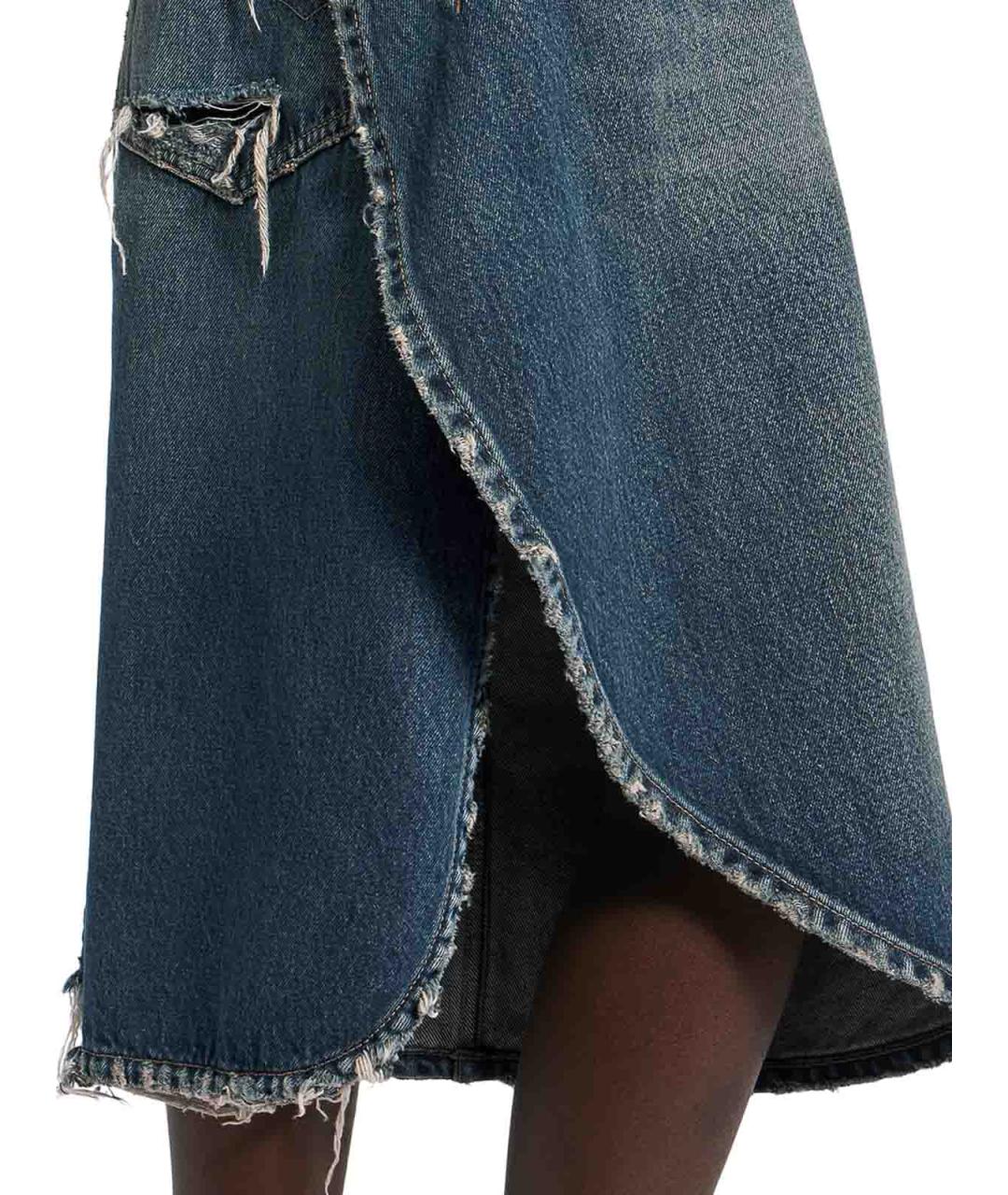 BALENCIAGA Синие хлопковые шорты, фото 6