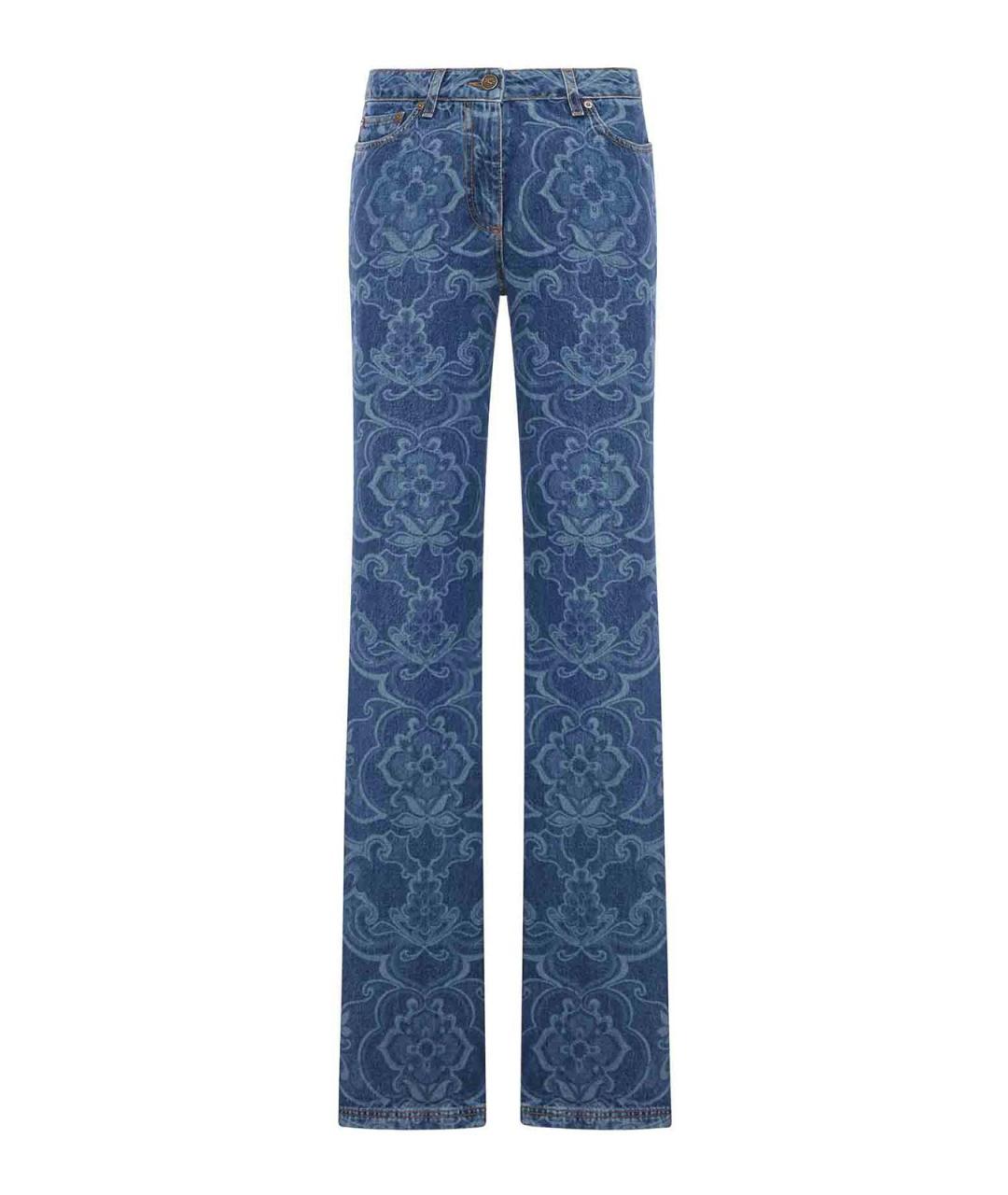 ETRO Мульти хлопковые джинсы клеш, фото 1