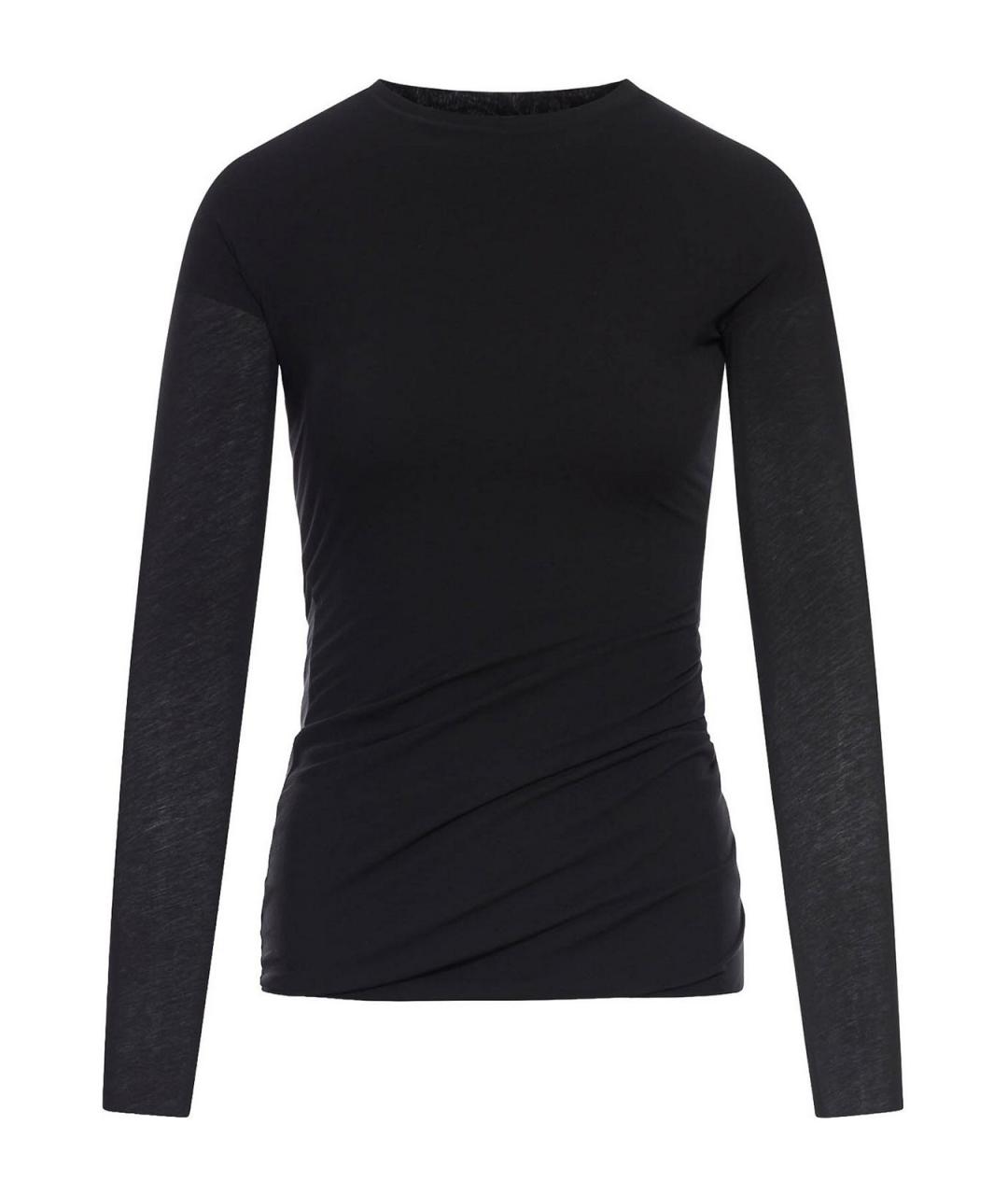 JIL SANDER Черная хлопковая рубашка, фото 1