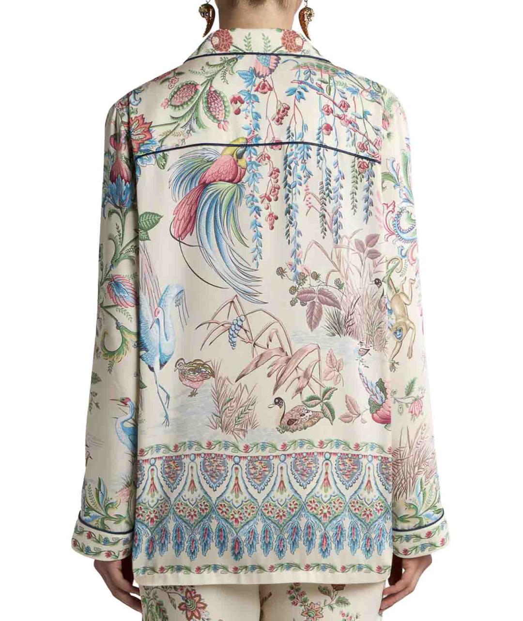 ETRO Мульти полиэстеровая рубашка, фото 4