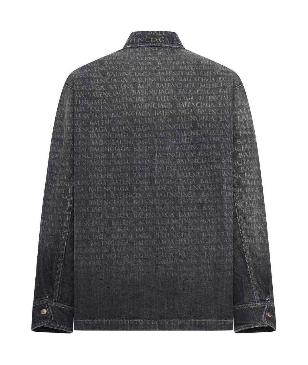 BALENCIAGA Серая деним куртка, фото 2