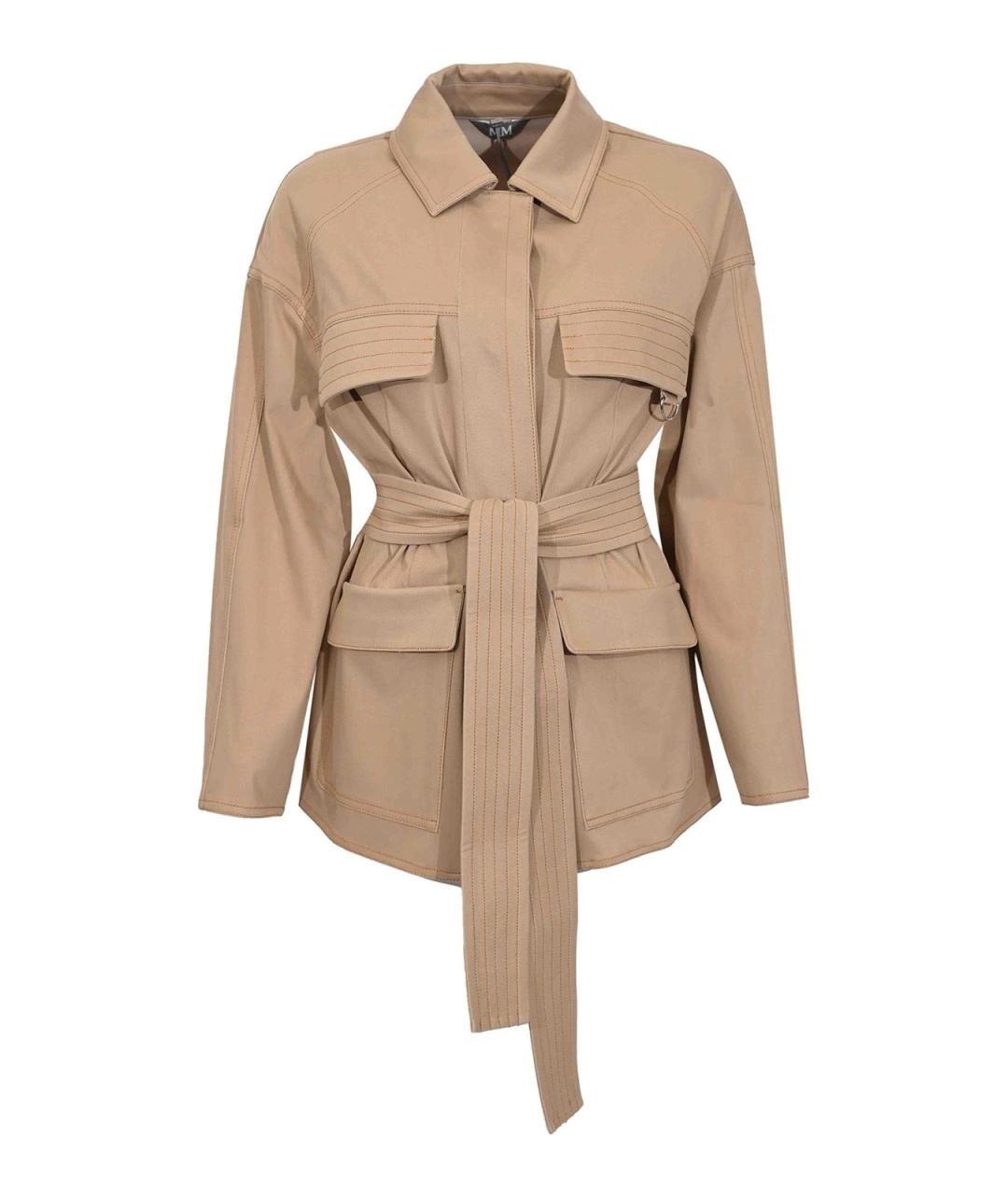 MAX MARA Бежевая хлопковая куртка, фото 1