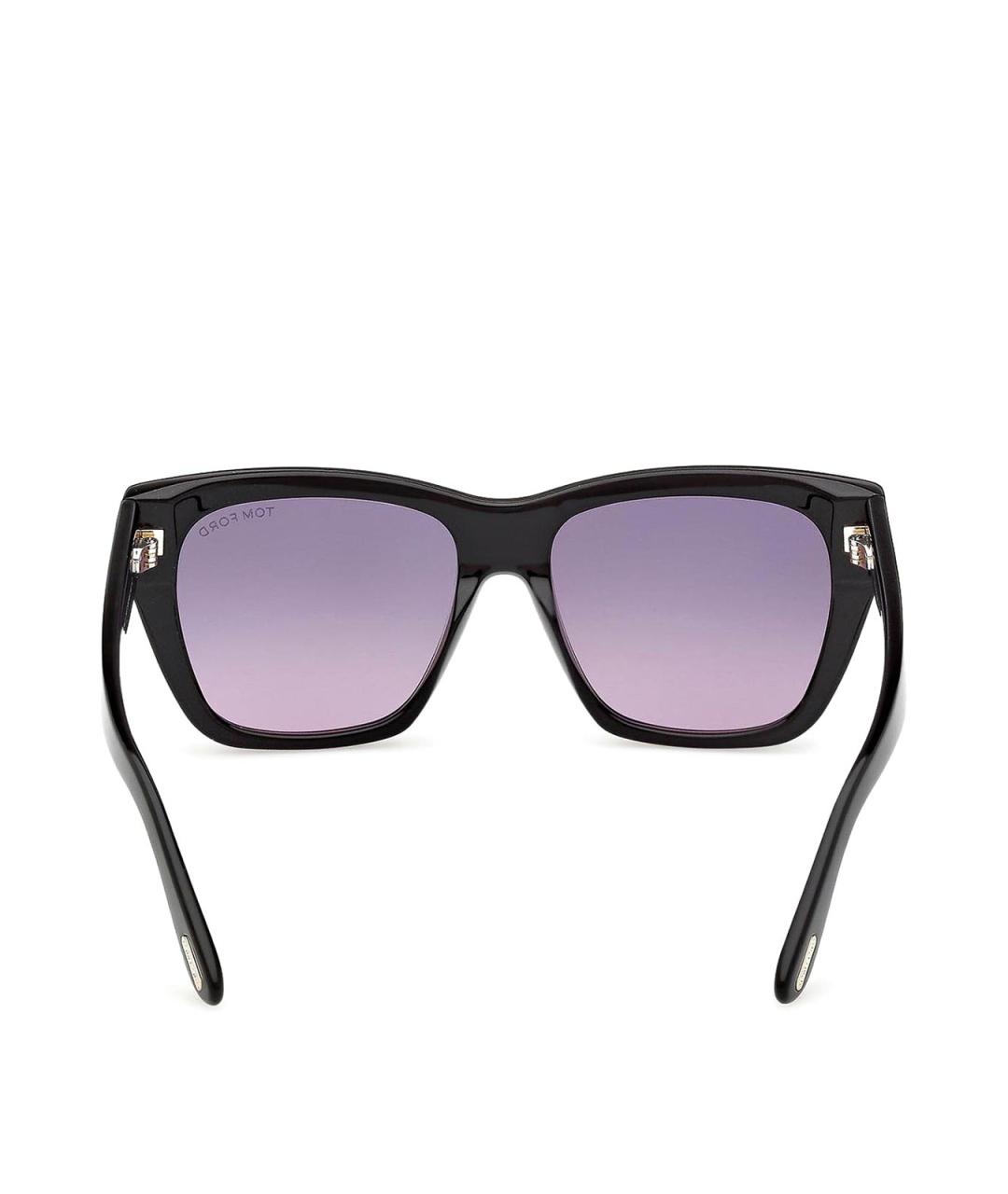 TOM FORD Черные пластиковые солнцезащитные очки, фото 2