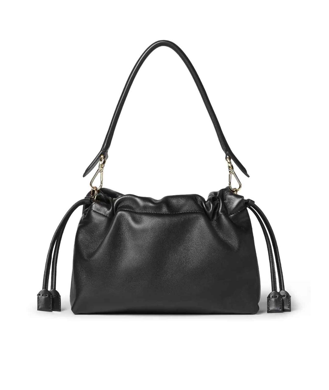 FENDI Черная кожаная сумка через плечо, фото 3