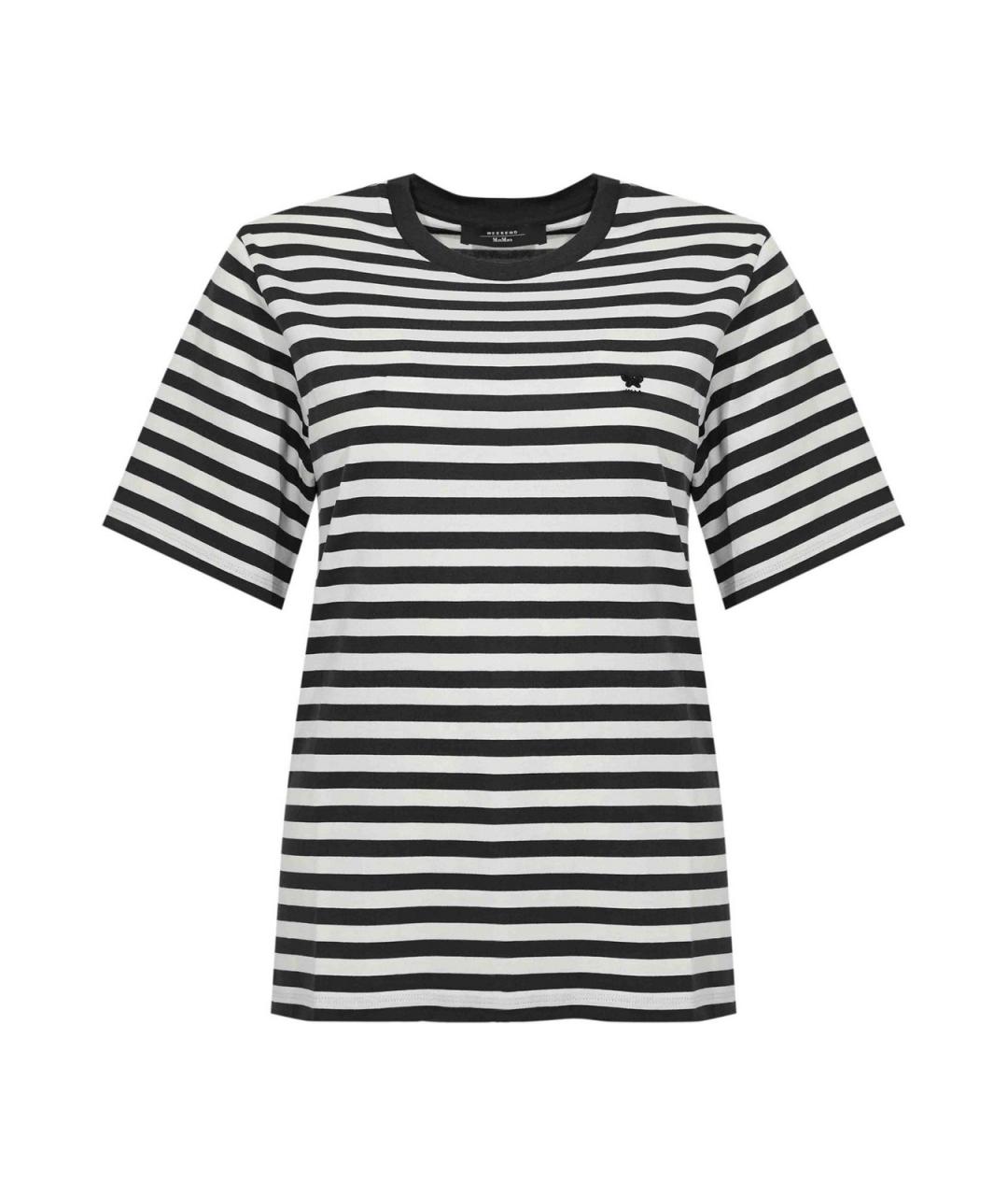 WEEKEND MAX MARA Бежевая хлопковая футболка, фото 1