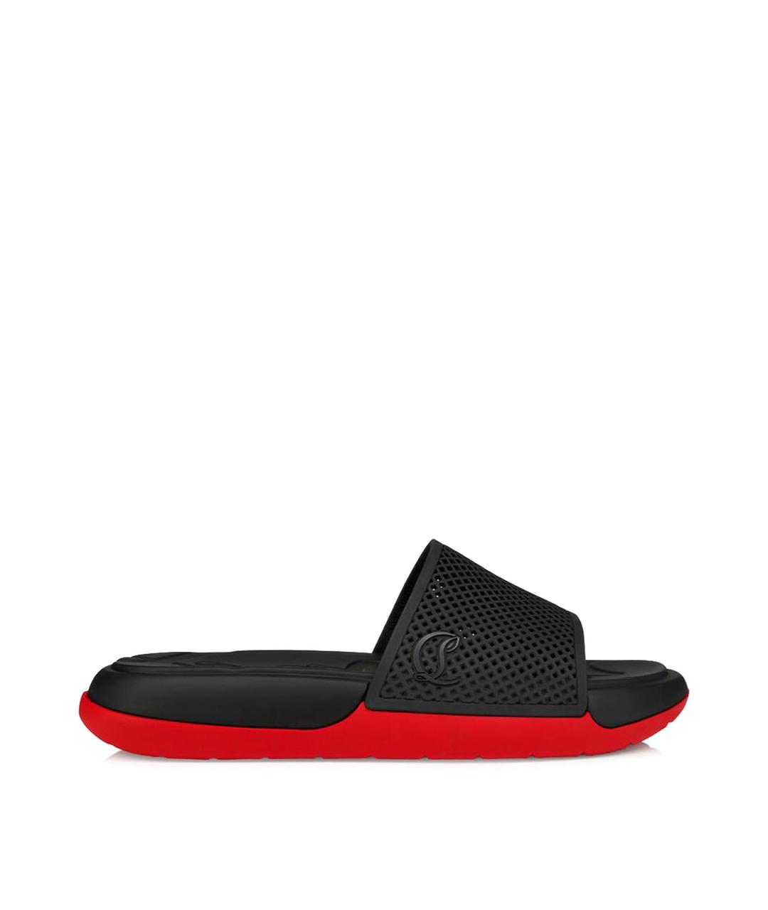 CHRISTIAN LOUBOUTIN Мульти резиновые шлепанцы, фото 1