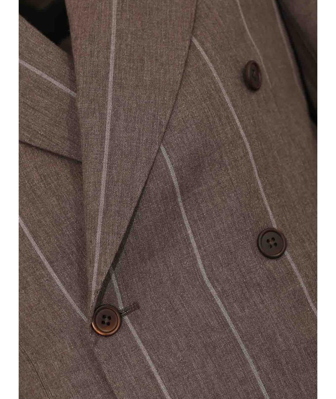 CORNELIANI Коричневый классический костюм, фото 3
