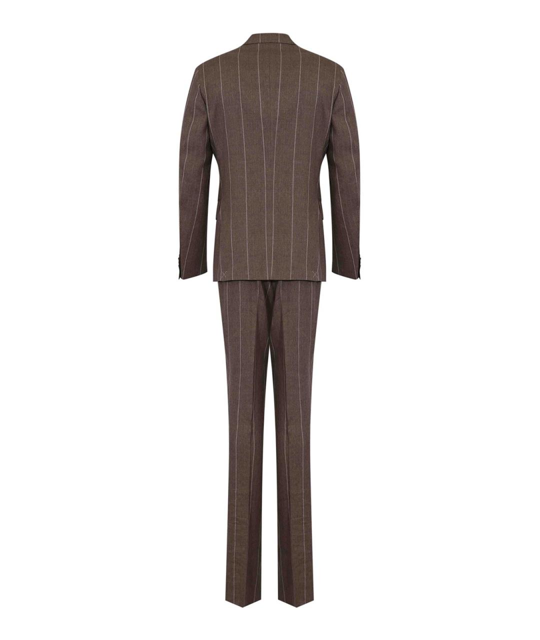 CORNELIANI Коричневый классический костюм, фото 2