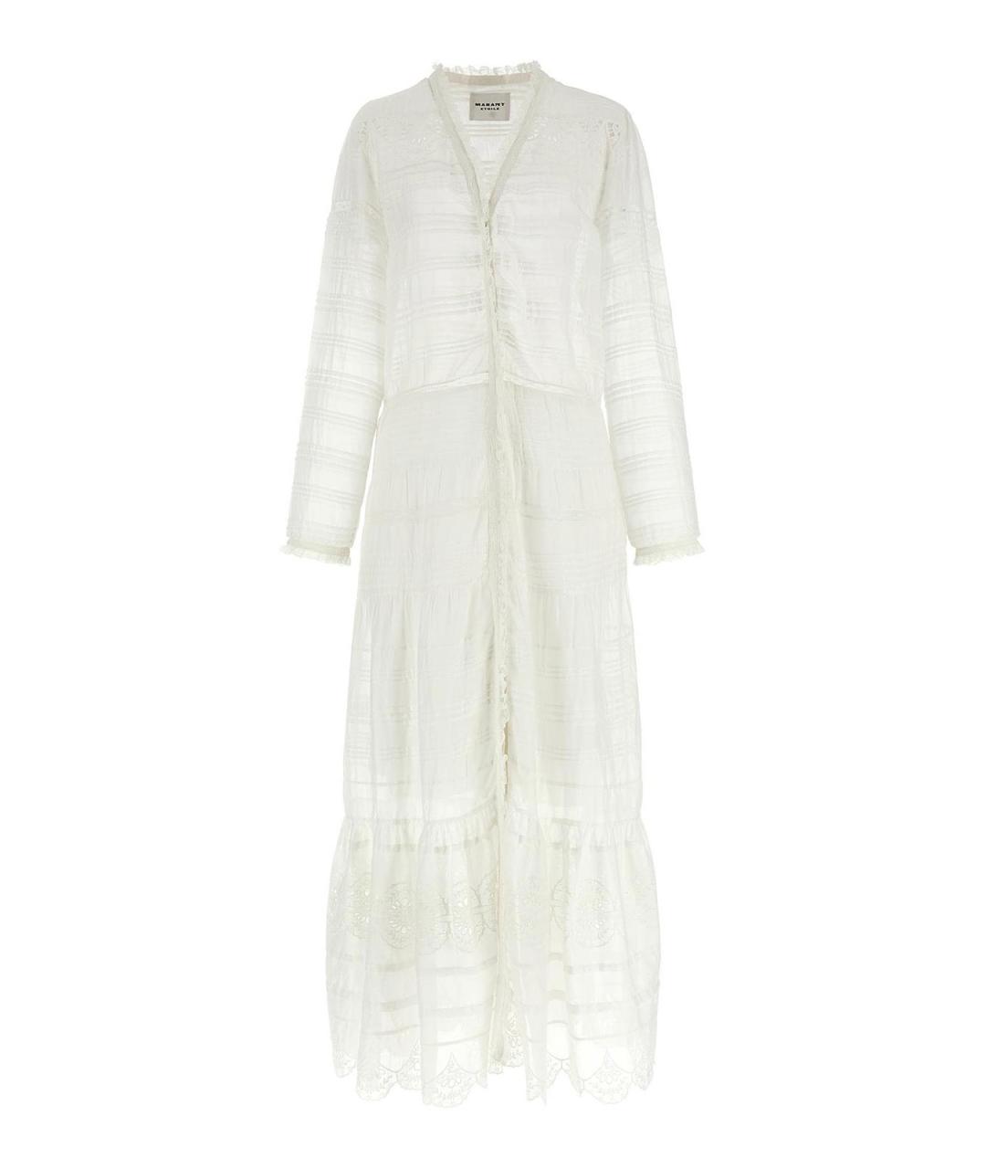 ISABEL MARANT Белое хлопковое повседневное платье, фото 1
