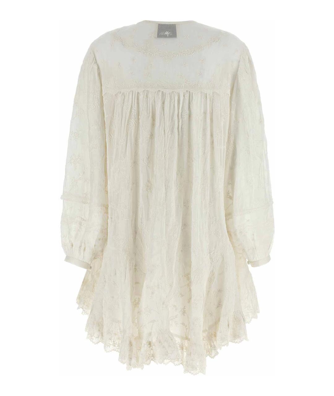 ISABEL MARANT Белое хлопковое повседневное платье, фото 2
