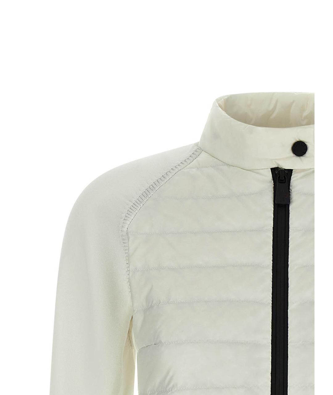 MONCLER Белая вискозная куртка, фото 3