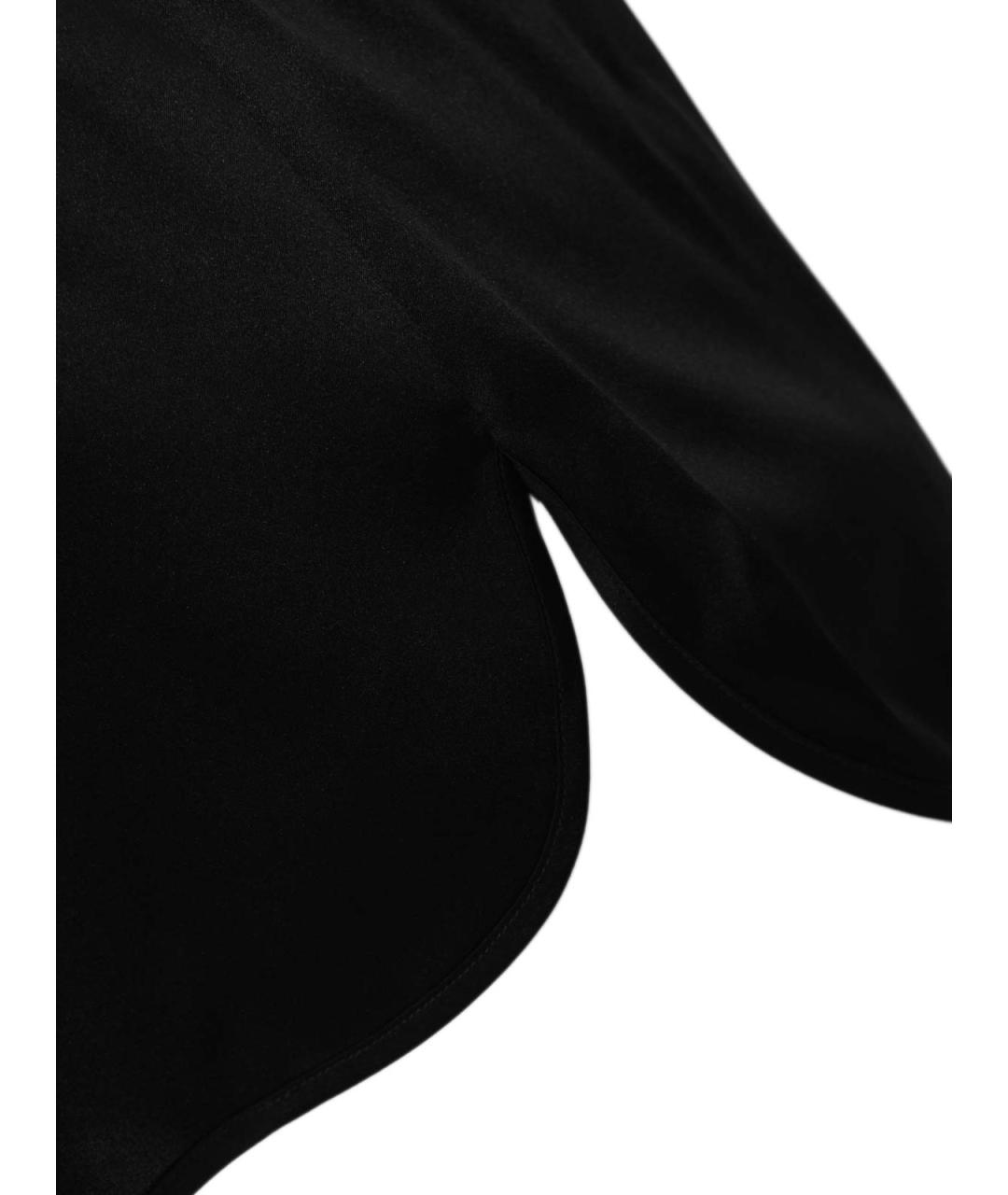 MAX MARA Черная шелковая майка, фото 3