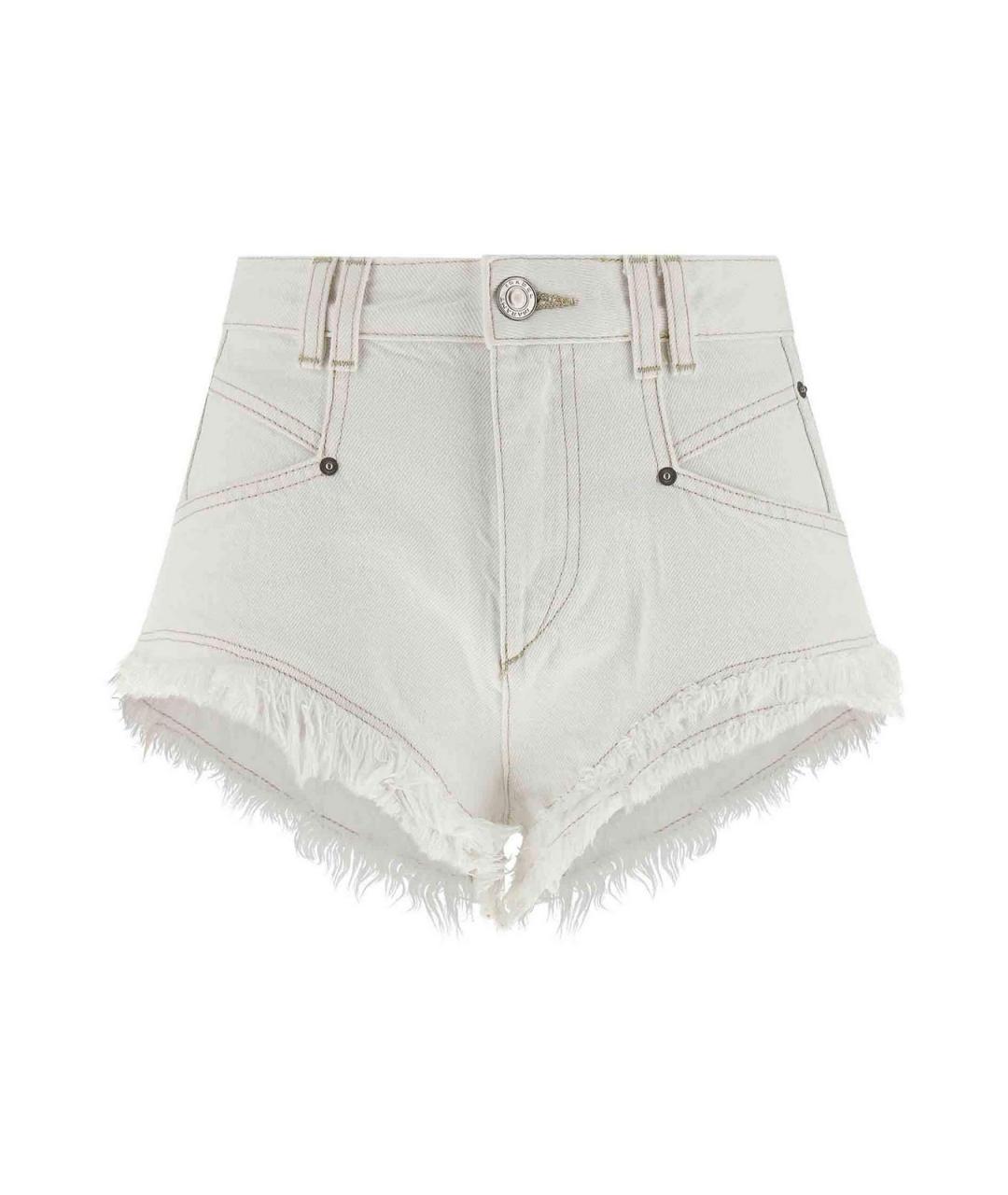 ISABEL MARANT Белые хлопковые шорты, фото 1