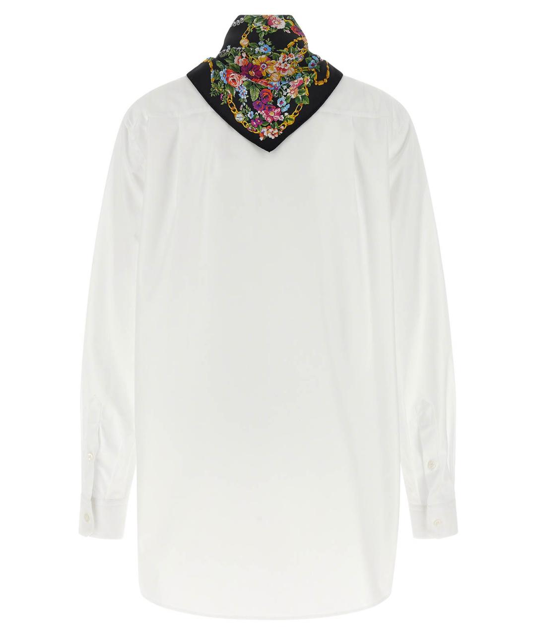 DOLCE&GABBANA Белая хлопковая рубашка, фото 3