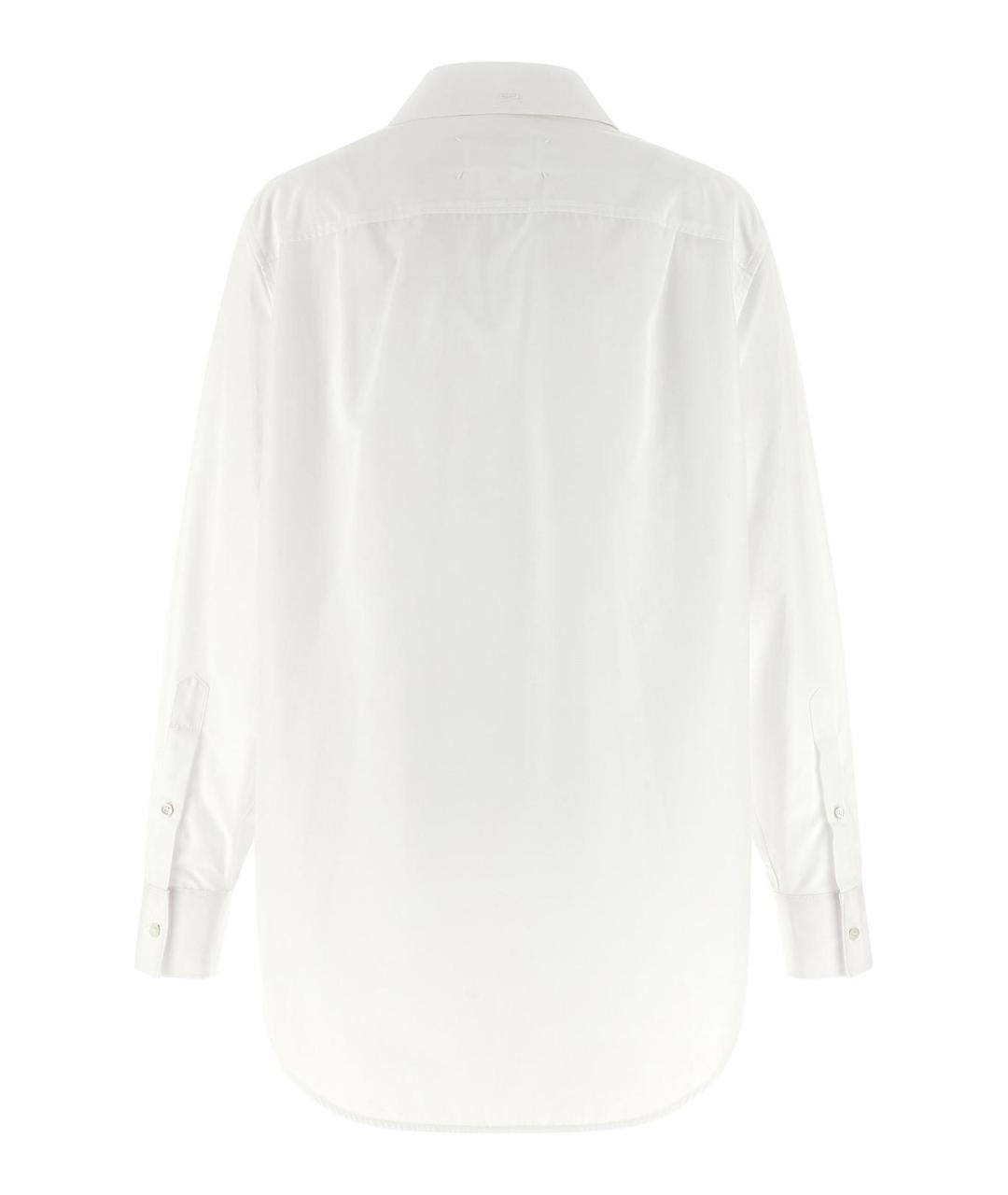 MAISON MARGIELA Белая хлопковая рубашка, фото 3