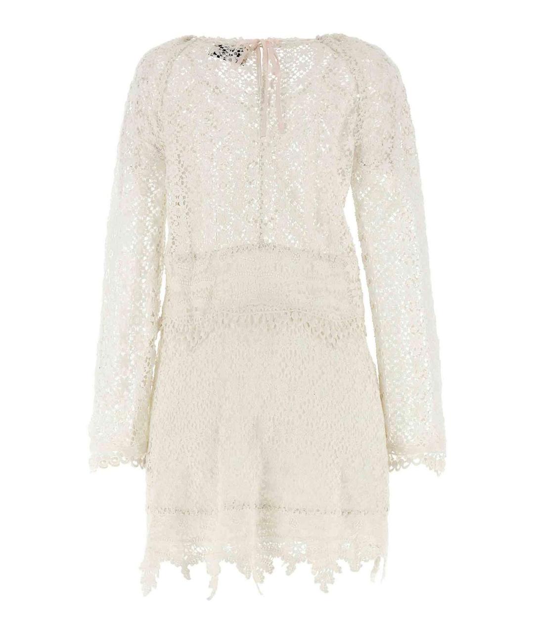ISABEL MARANT Белое хлопковое повседневное платье, фото 2