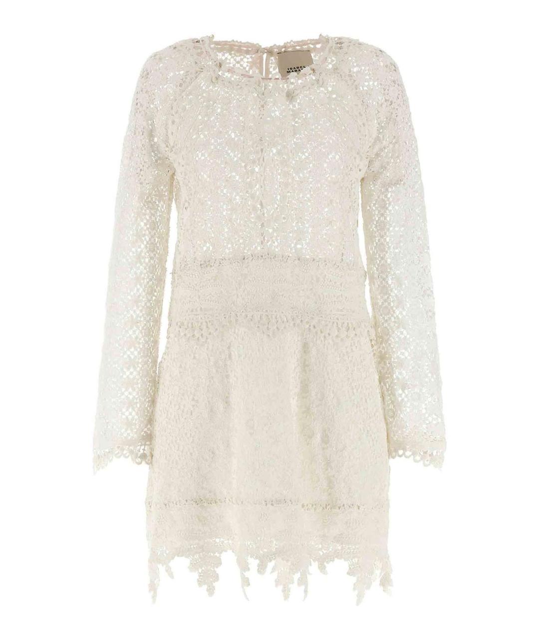 ISABEL MARANT Белое хлопковое повседневное платье, фото 1